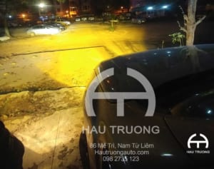Ảnh luồng sáng của đèn sương mù led và đèn bi gầm 2 chế độ