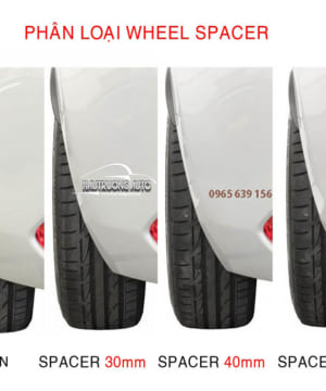 trước và sau khi thêm miếng đệm lốp spacer