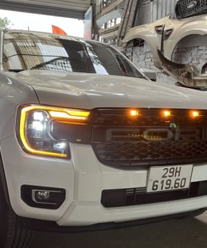 Đèn pha độ 4 bi Ranger 2023 siêu sáng