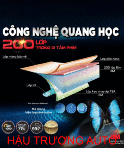 Công nghệ quang học 200 lớp độc quyền trên phim cách nhiệt 3M