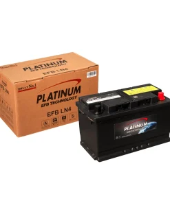 Ắc quy xe ô tô Platinum mã EFB LN4 (80 AH; 800 CCA)
