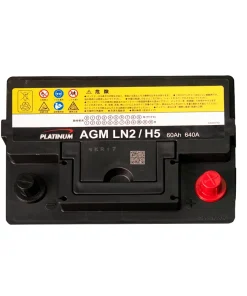 Ắc quy ô tô Platinum LN2/H5 (60 AH; 640 CCA)
